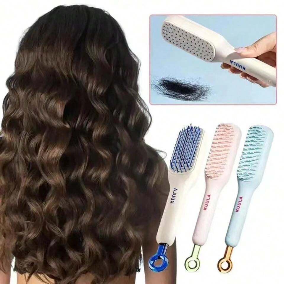Self-Cleaning Hair Comb