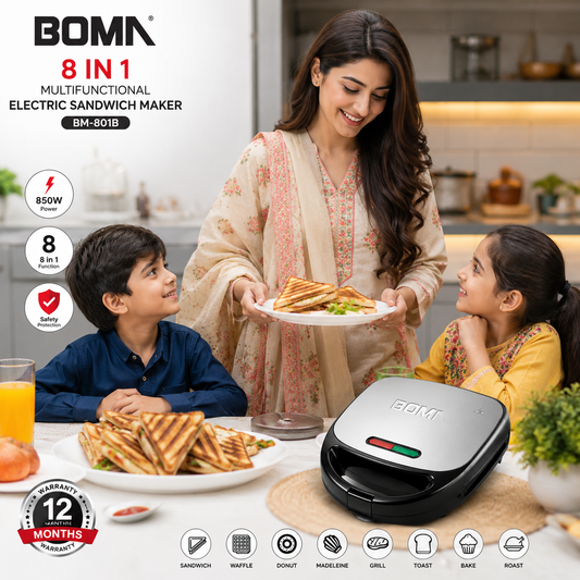 BOMA 8 in 1 Sandwich Machine Price in Pakistan